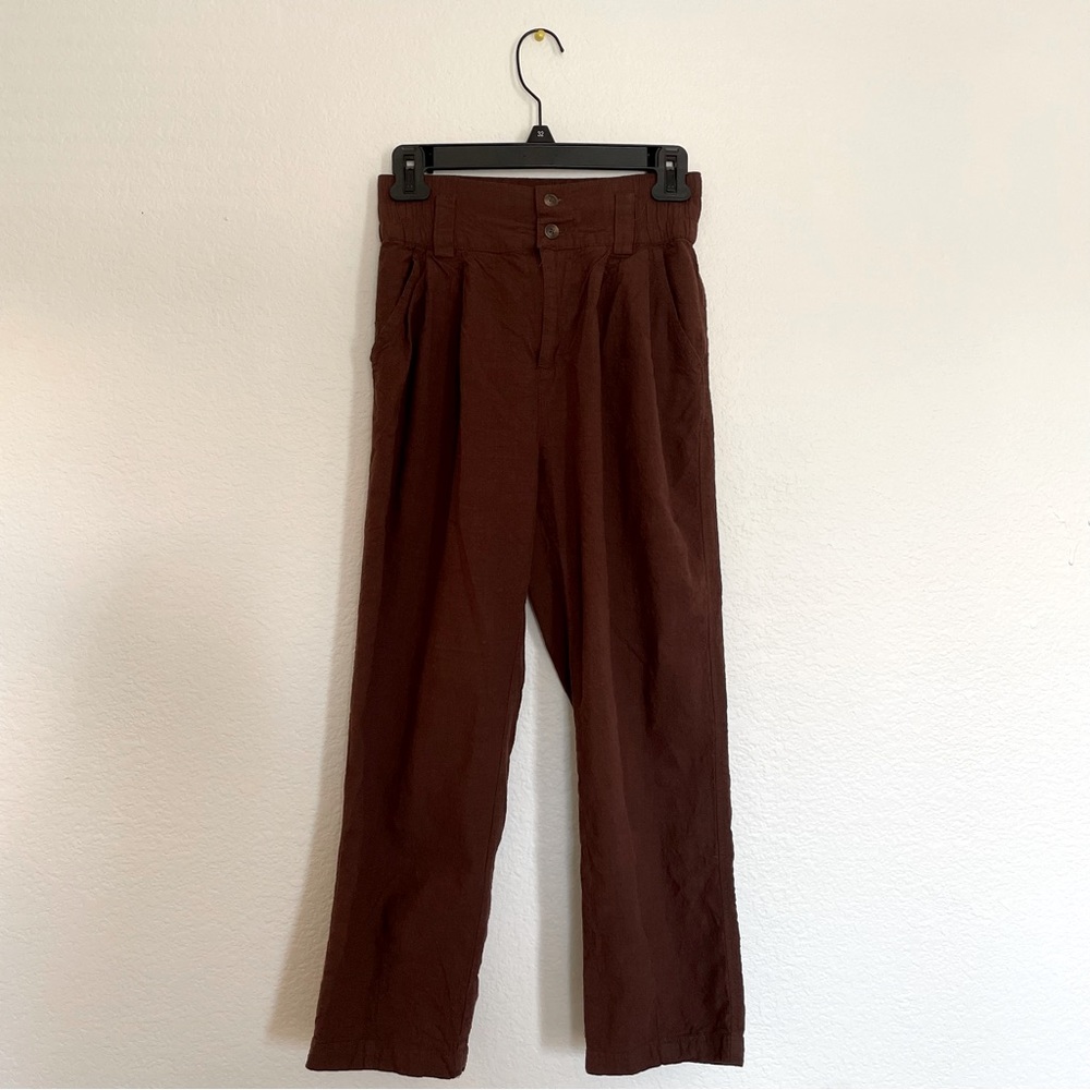 Urban Outfitters Linen Brown Pants